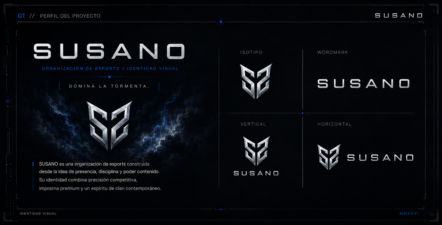Portada de la identidad visual de Susano
