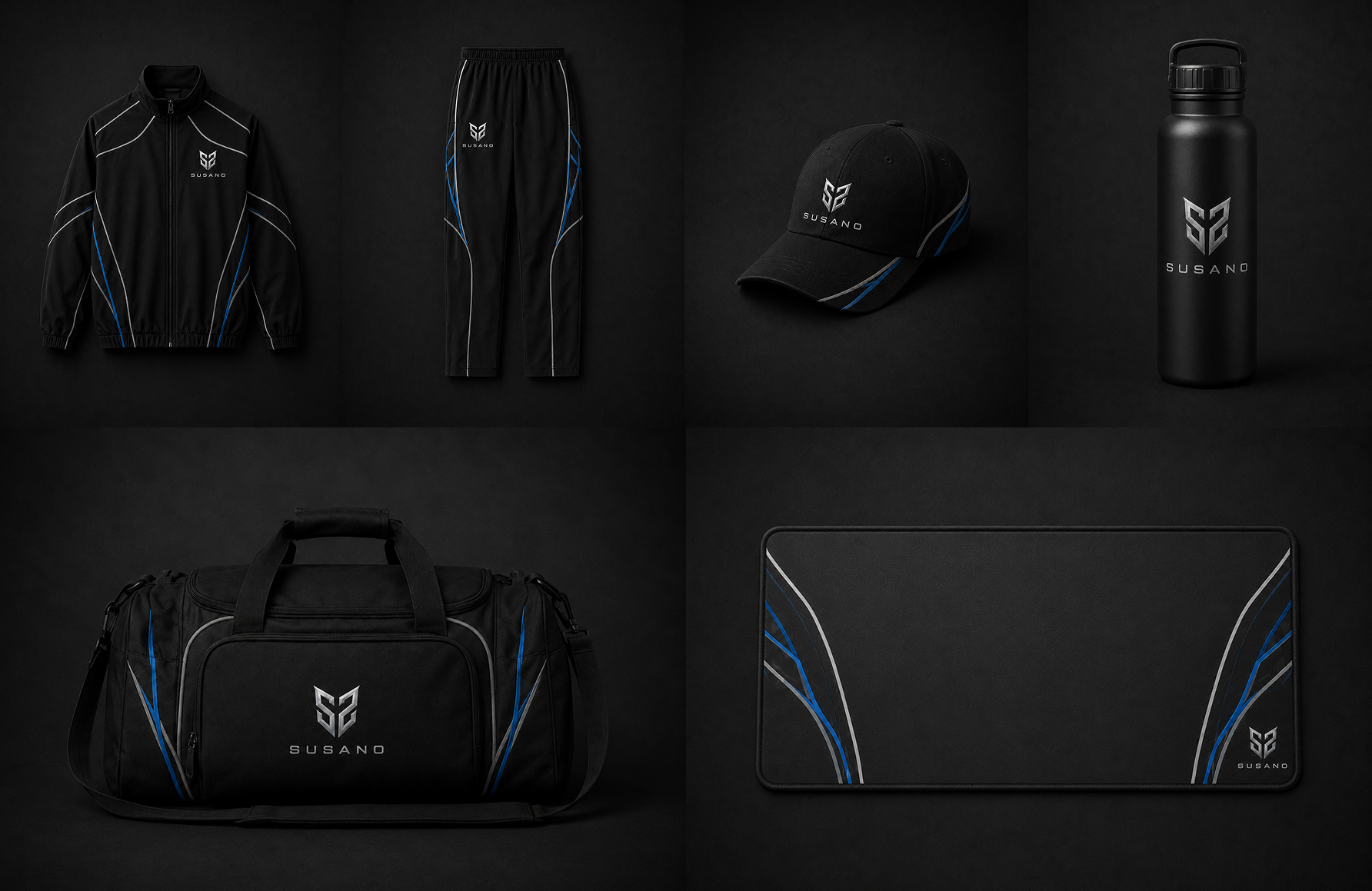 Aplicaciones de indumentaria y merchandising de Susano